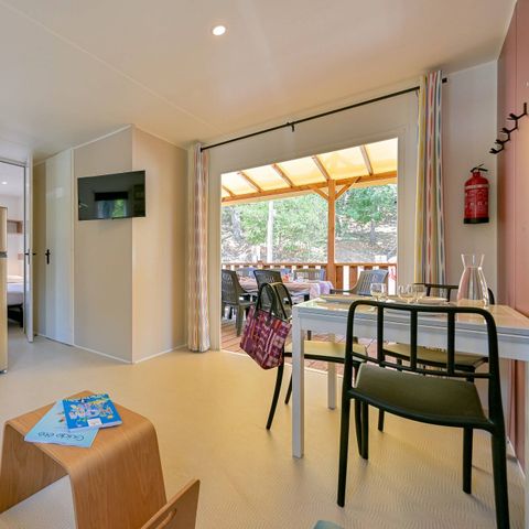 MOBILHOME 4 personnes - Mobil-home | Comfort | 2 Ch. | 4 Pers. | Terrasse surélevée | Clim.