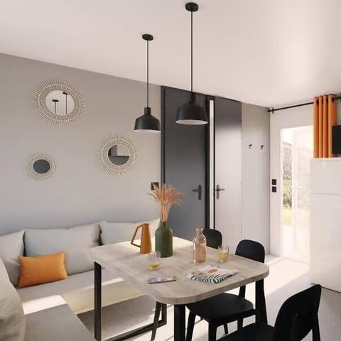 MOBILHOME 4 personnes - Premium | 2 Ch. | 4 Pers. | Terrasse Lounge | Clim.