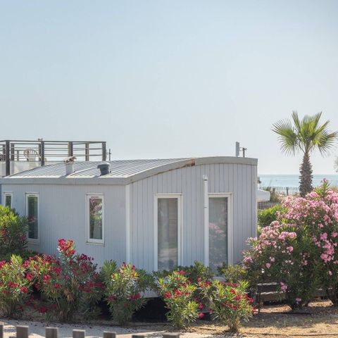 MOBILHOME 4 personnes -  Comfort | 2 Ch. | 4 Pers. | Terrasse surélevée | Toit terrasse | 1 SDB | Clim.