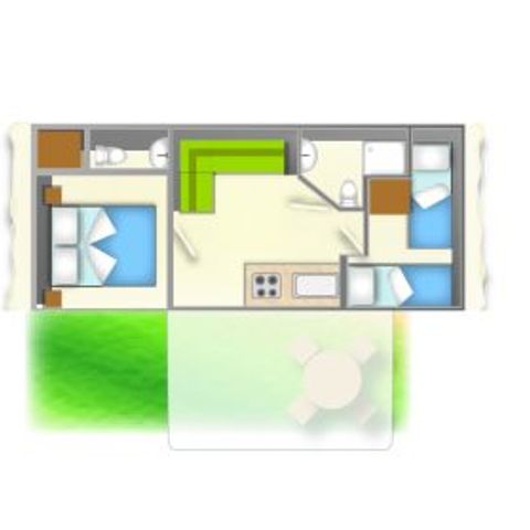 MOBILHOME 4 personnes - BAIA COMFORT