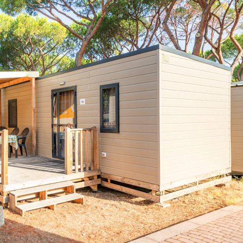 MOBILHOME 4 personnes - Comfort | 2 Ch. | 4 Pers. | Terrasse surélevée | Clim.