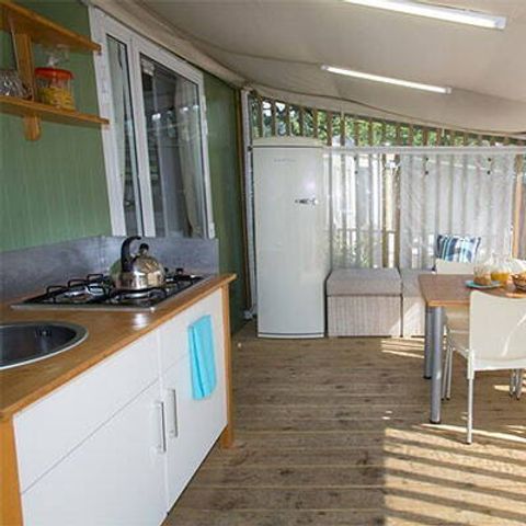 TENTE TOILE ET BOIS 5 personnes - Tente Lodge | 2 Ch. | 4/5 Pers. | Clim.