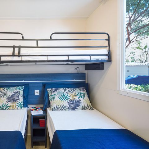 MOBILHOME 6 personnes - BLU ROMANTIC (4 adultes + 2 enfants)