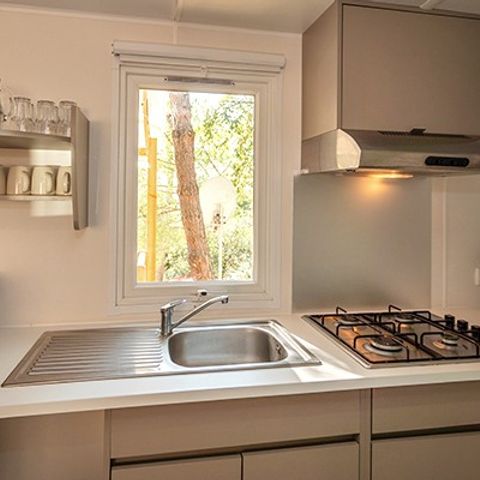 MOBILHOME 6 personnes - Comfort XL | 2 Ch. | 4/6 Pers. | Terrasse Surélevée