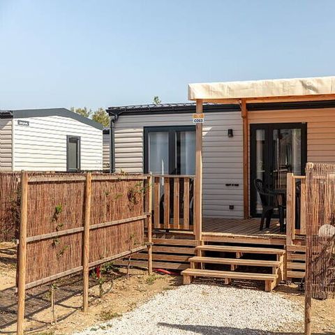 MOBILHOME 6 personnes - Mobil-home | Comfort | 3 Ch. | 6 Pers. | Terrasse surélevée | Clim.