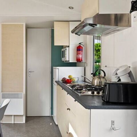 MOBILHOME 6 personnes - Mobil-home | Comfort | 3 Ch. | 6 Pers. | Terrasse surélevée | Clim.