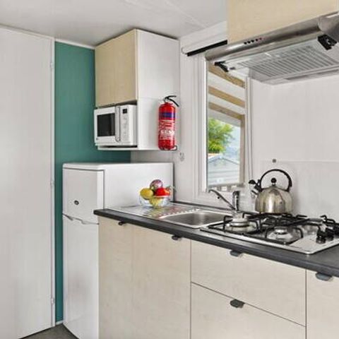 MOBILHOME 6 personnes - Mobil-home | Comfort | 3 Ch. | 6 Pers. | Terrasse surélevée | Clim.