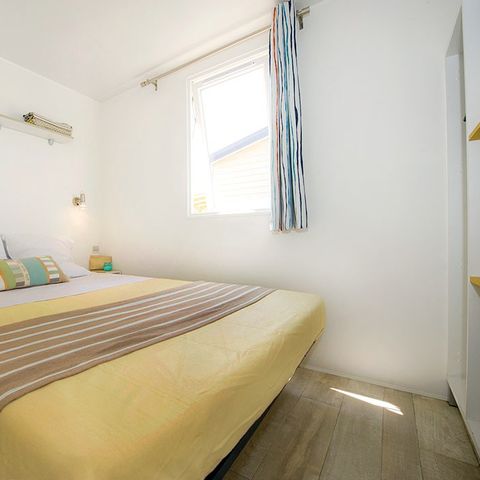 MOBILHOME 5 personnes - Classic | 2 Ch. | 5 Pers. | Terrasse surélevée non couverte | 1 SDB | Clim.