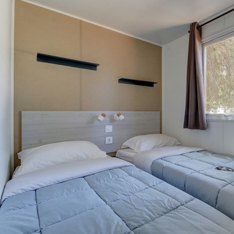 MOBILHOME 6 personnes - Comfort | 2 Ch. | 4/6 Pers. | Terrasse simple | Clim.