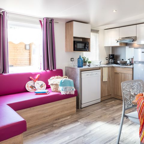 MOBILHOME 4 personnes - Comfort XL | 2 Ch. | 4 Pers. | Terrasse surélevée | Clim.