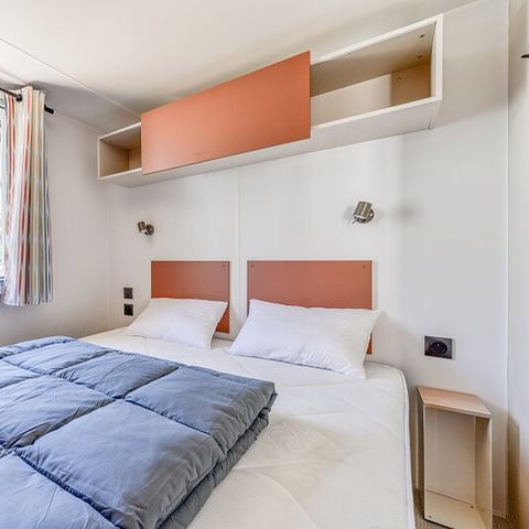MOBILHOME 6 personnes - Mobil-home | Premium Azure | 3 Ch. | 6 Pers. | Terrasse surélevée | Clim. | TV