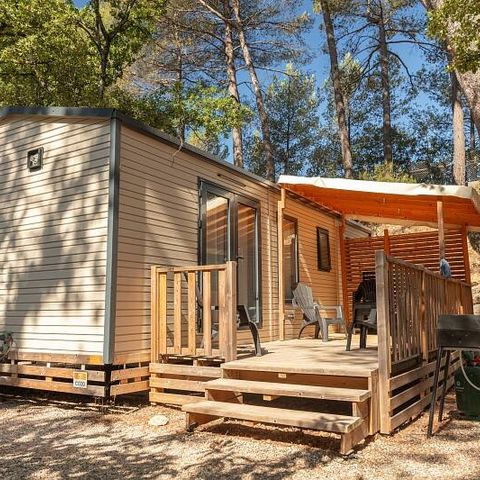 MOBILHOME 6 personnes -  Comfort | 3 Ch. | 6 Pers. | Terrasse surélevée | 1 SDB | Clim. | TV
