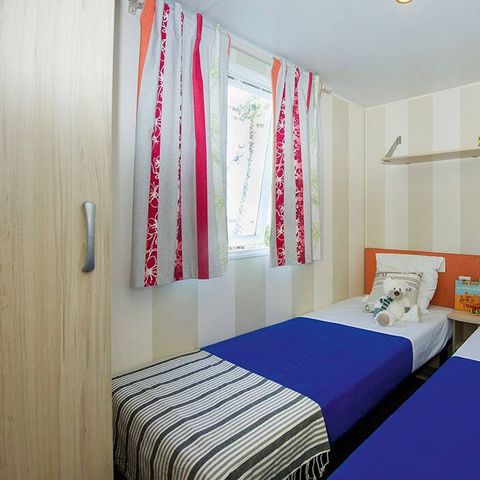 MOBILHOME 6 personnes - Classic | 3 Ch. | 6 Pers. | Terrasse surélevée | 1 SDB | Clim