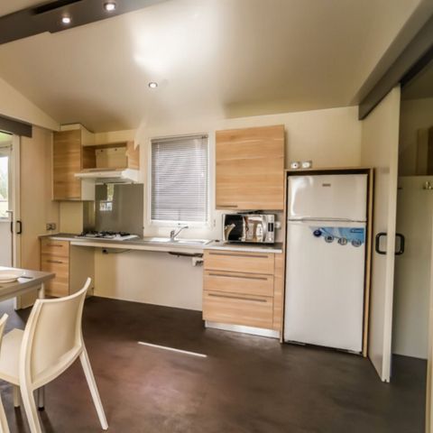 MOBILHOME 6 personnes - CONFORT adapté pour personne à mobilité réduite - 2 chambres avec climatisation + TV