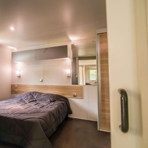 MOBILHOME 6 personnes - CONFORT adapté pour personne à mobilité réduite - 2 chambres avec climatisation + TV