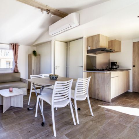 MOBILHOME 5 personnes - CONFORT - 2 chambres avec climatisation + TV