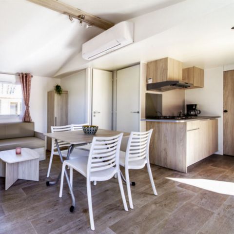 MOBILHOME 5 personnes - CONFORT - 2 chambres avec climatisation + TV
