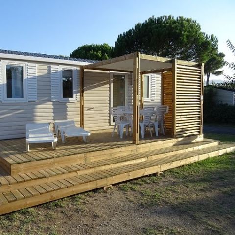 MOBILHOME 7 personnes - CONFORT - 3 chambres avec climatisation +TV 
