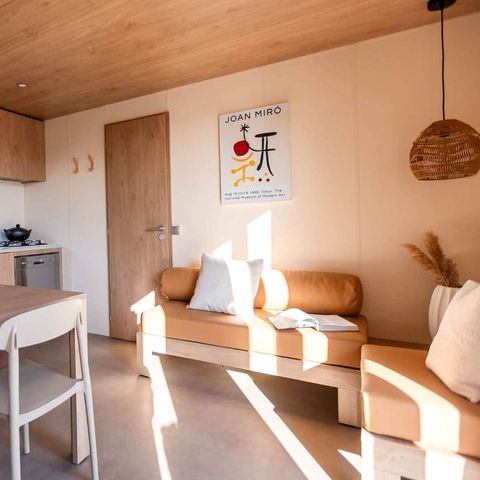 MOBILHOME 5 personnes - PREMIUM - 2 chambres avec climatisation +TV+ Plancha à gaz + 2 SDB - 2025