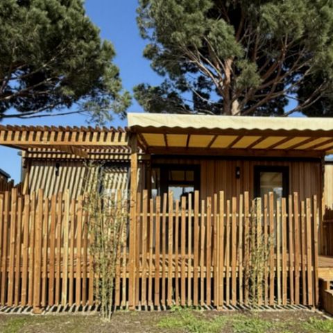 MOBILHOME 5 personnes - PREMIUM - 2 chambres avec climatisation +TV+ Plancha à gaz + 2 SDB - 2025