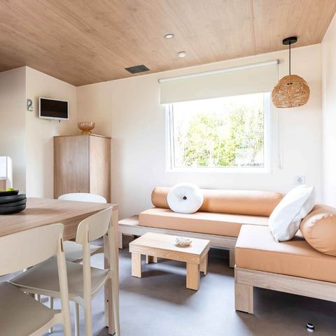 MOBILHOME 7 personnes - PREMIUM - 3 chambres avec climatisation +TV+ Plancha à gaz + 2 SDB - 2025