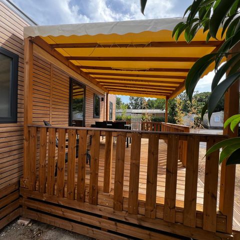 Mobilhome 7 personnes - CONFORT - 3 chambres avec climatisation +TV - 2026