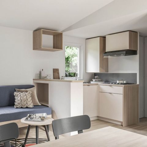 Mobilhome 8 personnes - PREMIUM - 3 chambres avec climatisation +TV+ Plancha à gaz + 2 SDB - 2026