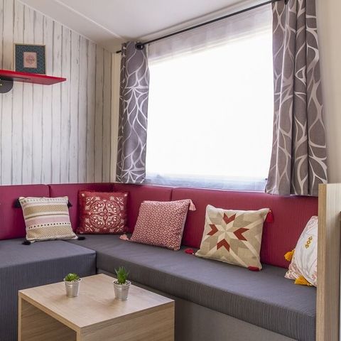 MOBILHOME 8 personnes - CONFORT - 4 chambres avec climatisation +TV+ 2 SDB 