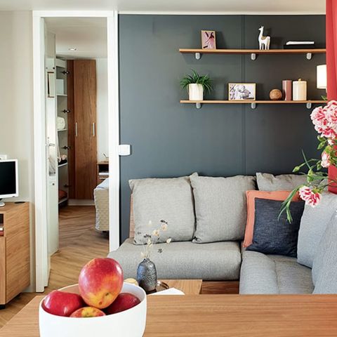 MOBILHOME 6 personnes - 2 chambres (avec clim + TV) en arrivée le samedi