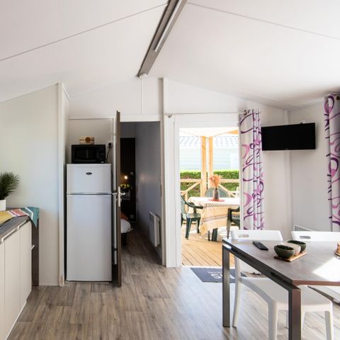 MOBILHOME 6 personnes - Cottage 3 Pièces Climatisé + TV