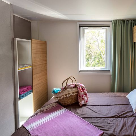 Mobilhome 6 personnes - Premium Exclusive | 3 Ch. | 6 Pers. | Terrasse surélevée | Clim. | TV