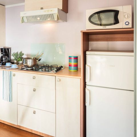 Mobilhome 6 personnes - Comfort | 2 Ch. | 4/6 Pers. | Terrasse surélevée | Clim.