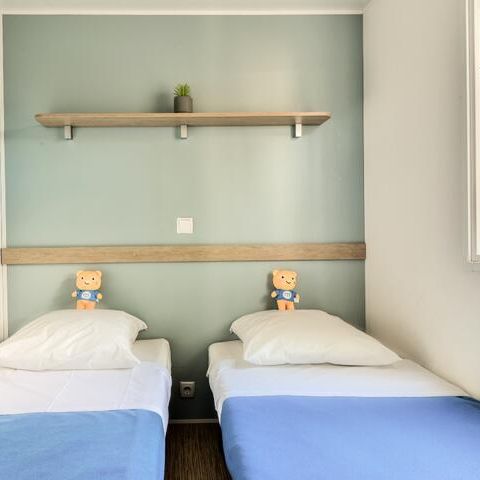 MOBILHOME 10 personnes - Family 4 chambres, DIM, Climatisation, TV, lave vaisselle