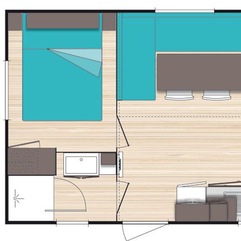 MOBILHOME 6 personnes - - plus commercialisé
