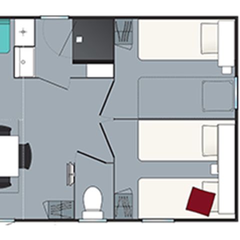 MOBILHOME 6 personnes -  - plus commercialisé