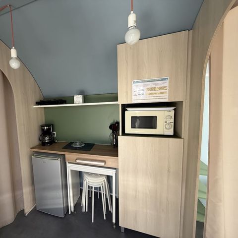 Bungalow toilé 4 personnes - COCO SWEET 4 personnes - 2 chambres, sans sanitaires, non climatisé