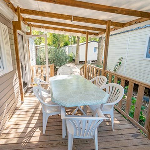 MOBILHOME 4 personnes - Mobil-home | Classic XL | 2 Ch. | 4 Pers. | Terrasse surélevée | Clim. par Homair