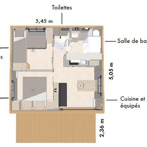 Chalet 4/5 personnes - Premium Héron