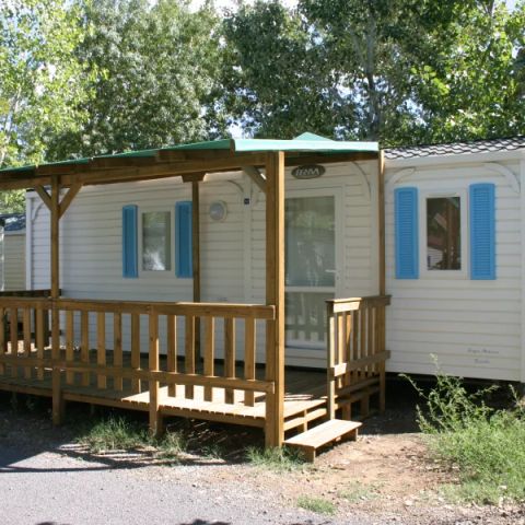MOBILHOME 6 personnes - Mobil Home Aqua 2 Chambres 4 Adultes et 2 Enfants Terrasse semi-couverte Clim TV