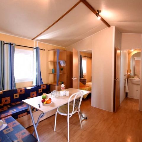 MOBILHOME 8 personnes - Mobil Home Aqua 3 chambres 6 adultes et 2 enfants Terrasse Semi-couverte Clim TV