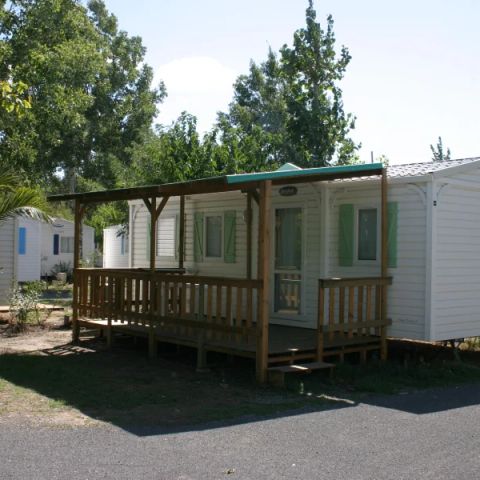MOBILHOME 8 personnes - Mobil Home Aqua 3 chambres 6 adultes et 2 enfants Terrasse Semi-couverte Clim TV