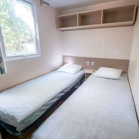 Mobilhome 6 personnes - Comfort XL | 3 Ch. | 6 Pers. | Terrasse surélevée | Clim.