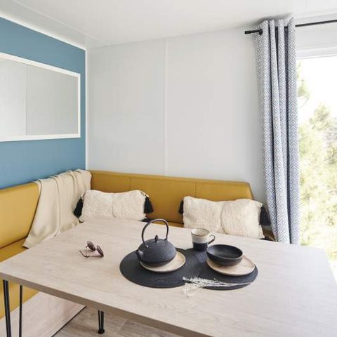 MOBILHOME 6 personnes - Mobil Home Lodge 83 Confort 3 chambres - 28 m² + terrasse intégrée de 8 m