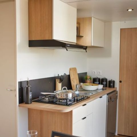 MOBILHOME 4 personnes - Nest 29 - 2 chambres 30 m² + terrasse semi-couverte