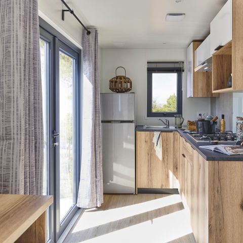 MOBILHOME 4 personnes - Mobil home Lodge 77 Confort plus 2 chambres - 30 m² + terrasse semi couverte
