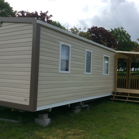 MOBILHOME 6 personnes - 6 pers 3 chambres Terrasse semi couverte 8 .80 m x 3.70 m 6 Lave-vaisselle et Tv incluse