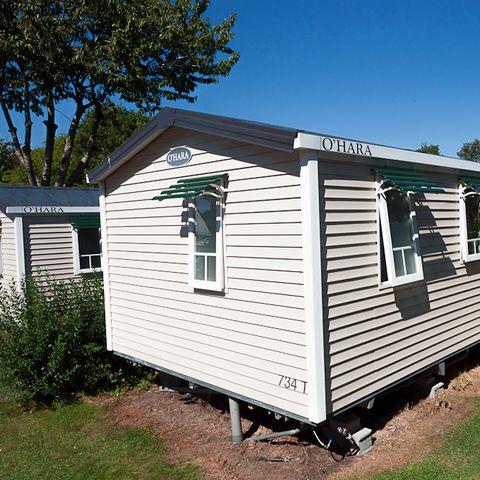 MOBILHOME 4 personnes - 2 chambres + terrasse semi couverte 7.30 x 3.70 m