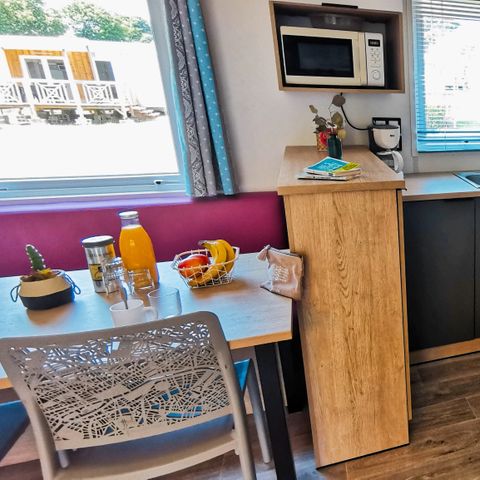 MOBILHOME 9 personnes - PRESTA+ 4 chambres 40m² TV + clim