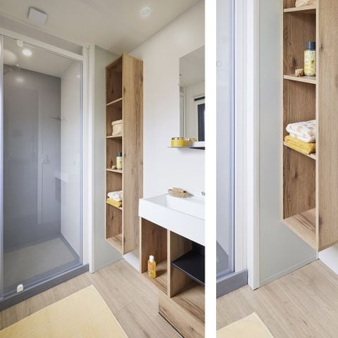 MOBILHOME 5 personnes - Mobilehome PRESTA+Kids 2 chambres 29m² TV + clim