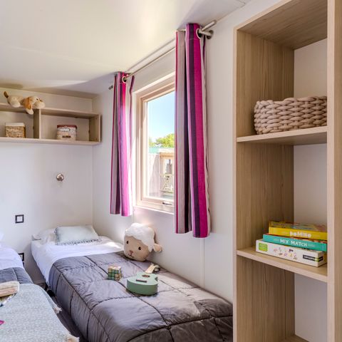 MOBILHOME 6 personnes - GRAND CONFORT 2 chambres 24m² TV